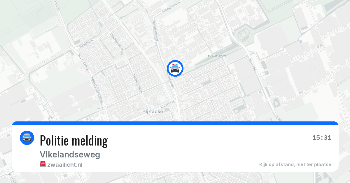 Politie melding — 10 jun 2026