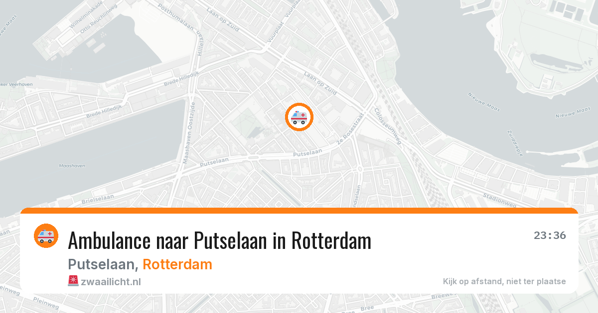 Ambulance naar Putselaan in Rotterdam — 27 apr 2026