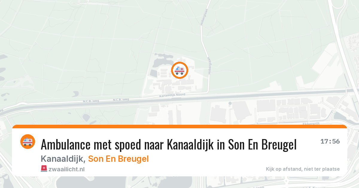 Ambulance met spoed naar Kanaaldijk in Son En Breugel — 21 mei 2026