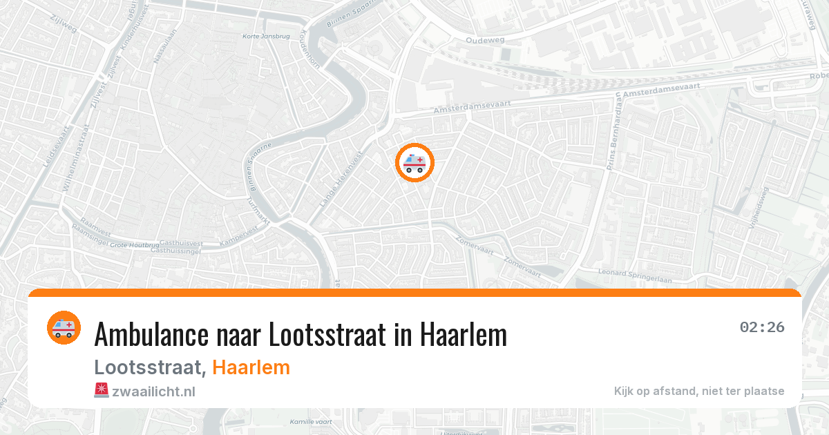 Ambulance naar Lootsstraat in Haarlem — 3 jun 2026