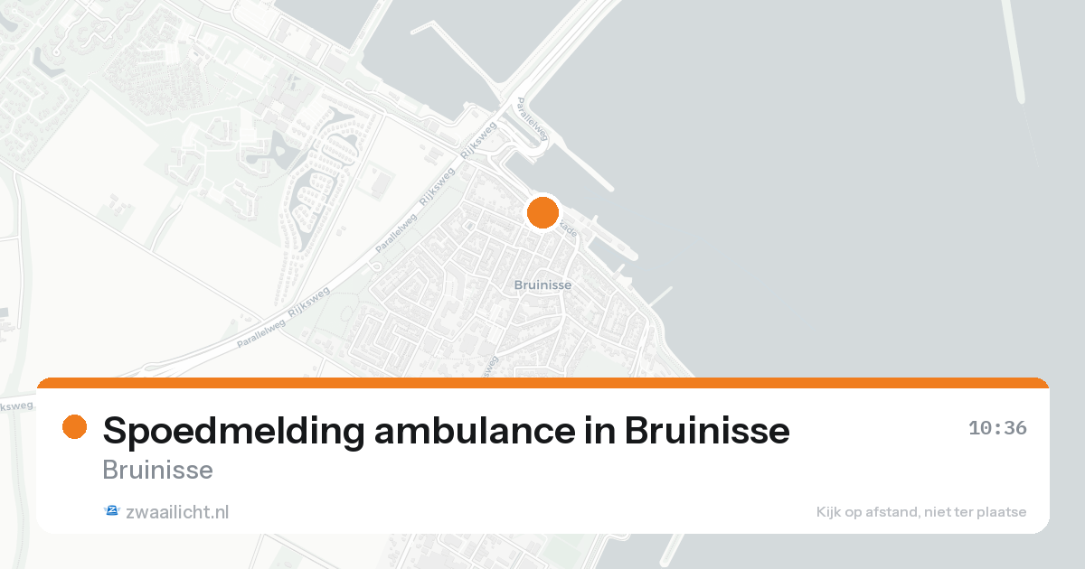 Spoedmelding ambulance in Bruinisse — 31 jan 2026