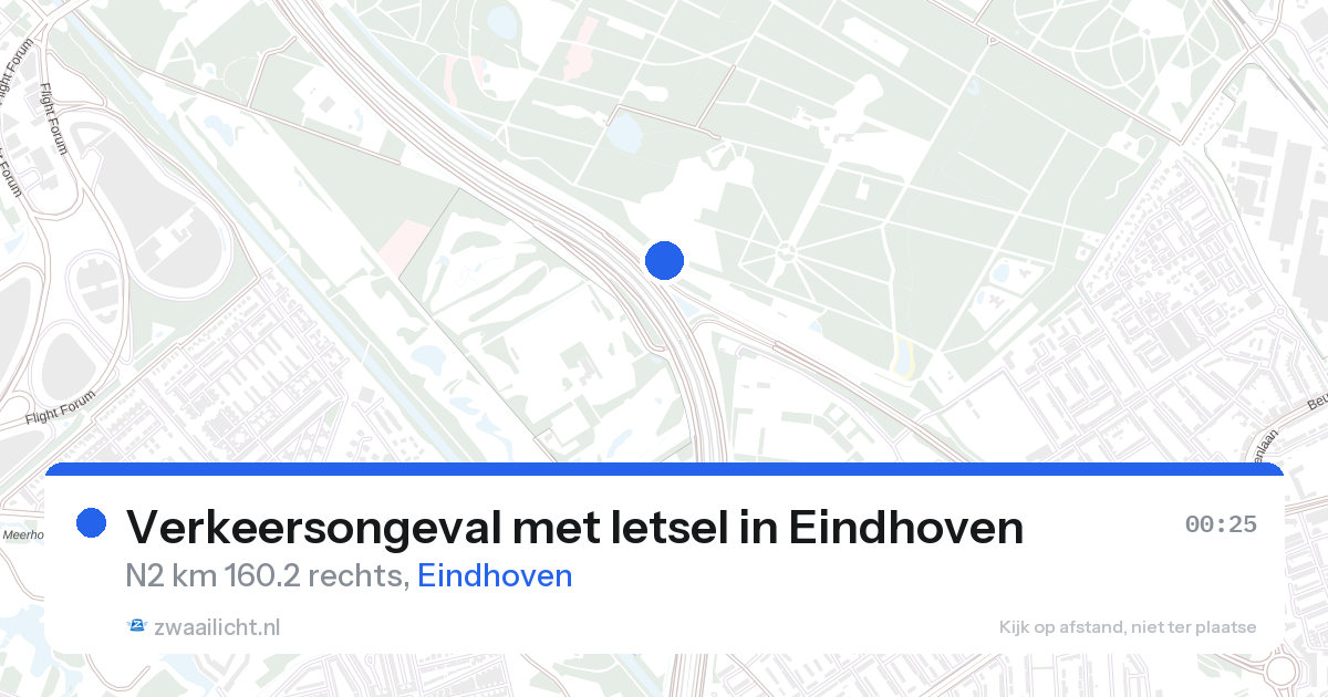 Verkeersongeval met letsel in Eindhoven — 26 aug 2026