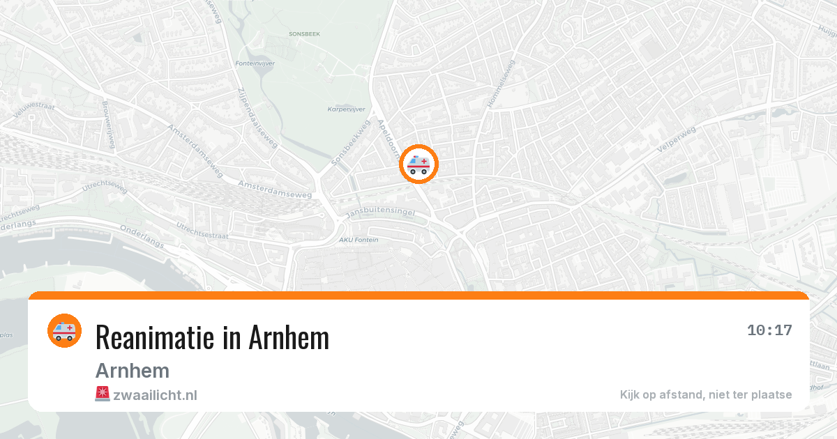 Reanimatie in Arnhem — 4 mei 2026