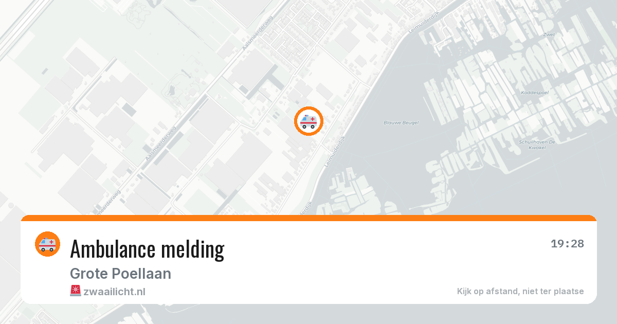 Ambulance melding — 1 jul 2026