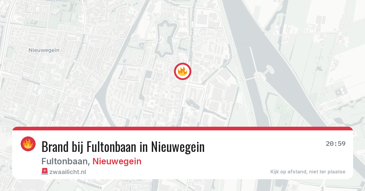 Brand bij Fultonbaan in Nieuwegein — 31 mrt 2026