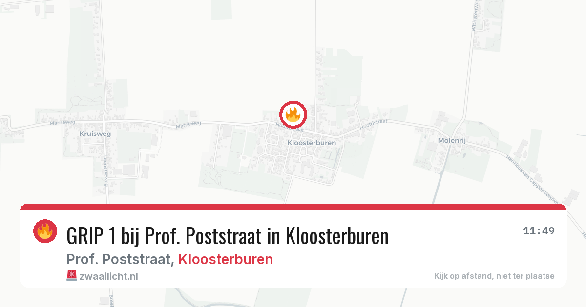 GRIP 1 bij Prof. Poststraat in Kloosterburen — 22 jul 2026