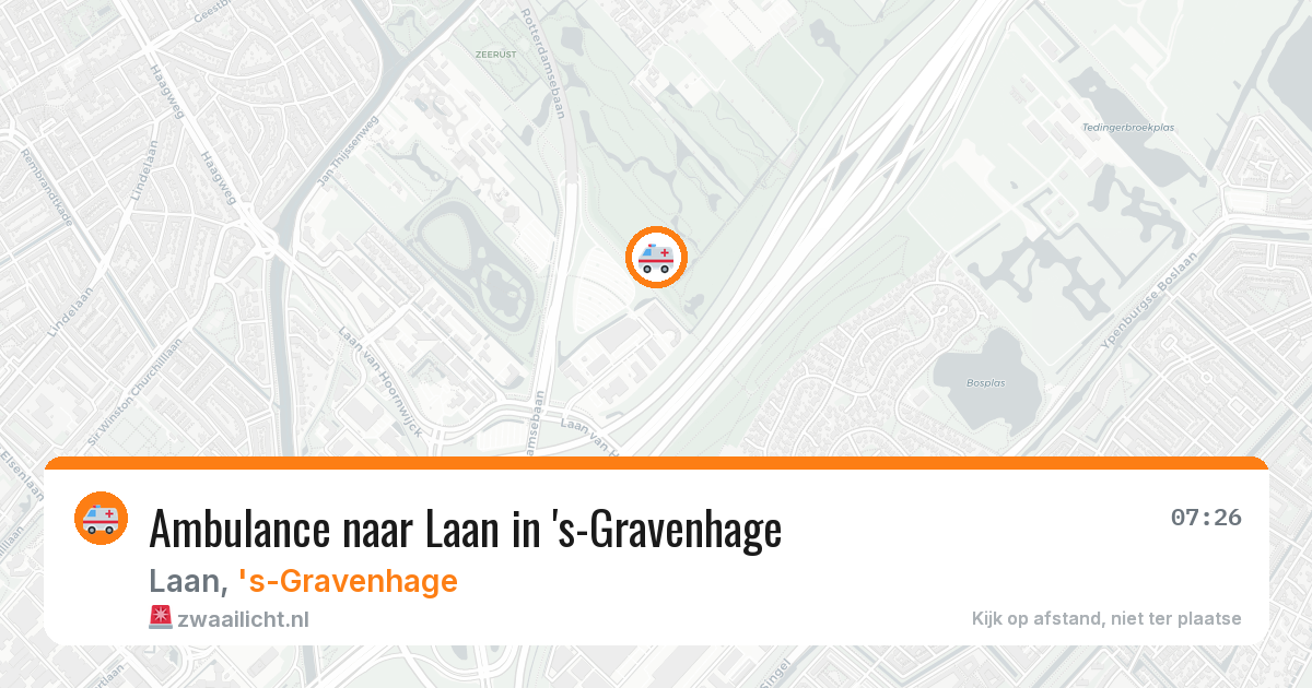 Ambulance naar Laan in 's-Gravenhage — 9 feb 2026