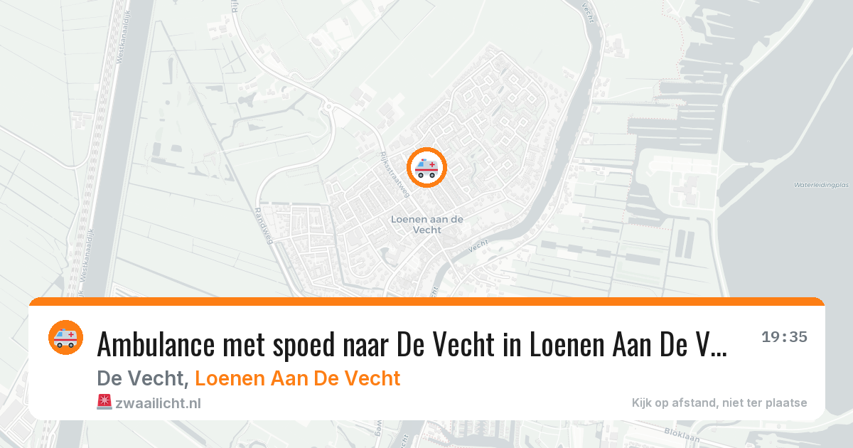 Ambulance met spoed naar De Vecht in Loenen Aan De Vecht — 24 jun 2026