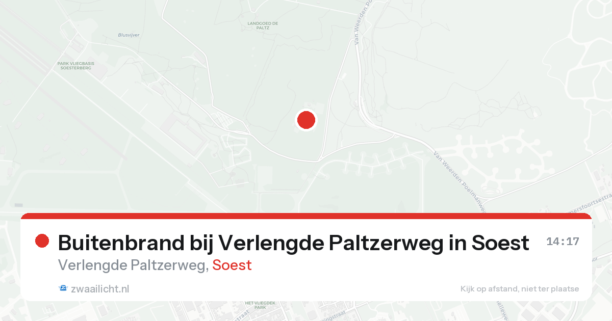 Buitenbrand bij Verlengde Paltzerweg in Soest — 24 aug 2026