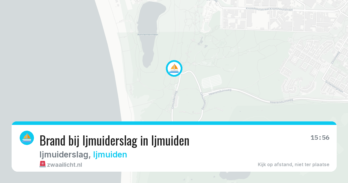 Brand bij Ijmuiderslag in Ijmuiden — 22 jun 2026