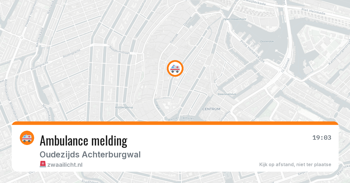 Ambulance melding — 7 jul 2026