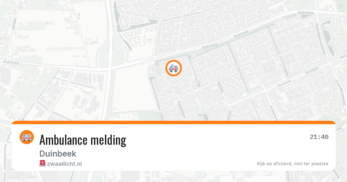 Ambulance melding — 28 jun 2026