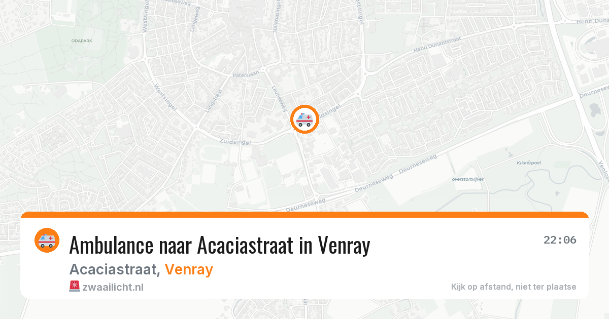Ambulance naar Acaciastraat in Venray — 4 aug 2026