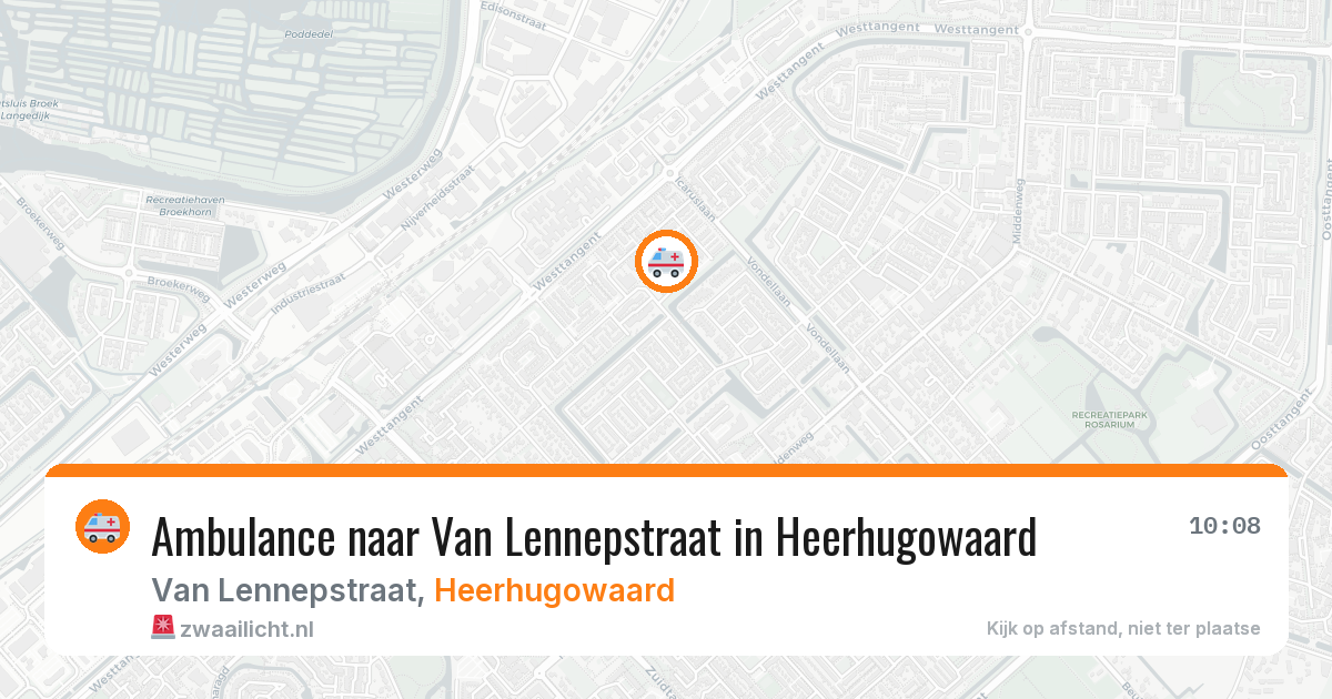 Ambulance naar Van Lennepstraat in Heerhugowaard — 2 jun 2026