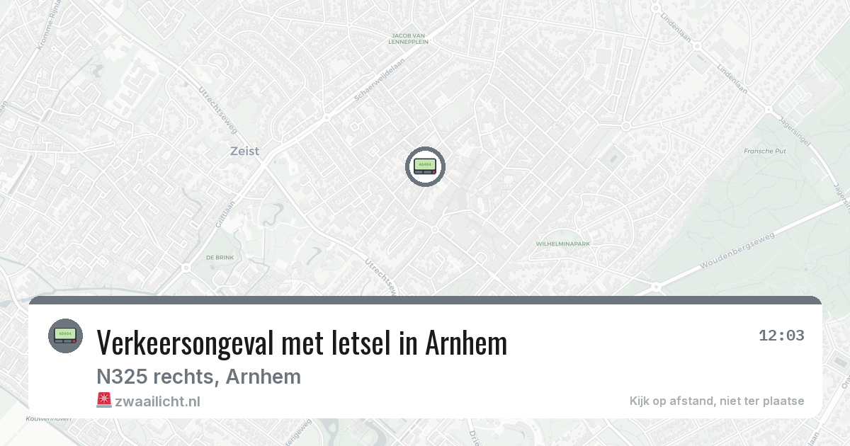 Verkeersongeval met letsel in Arnhem — 4 feb 2026