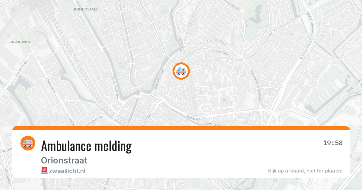 Ambulance melding — 1 jul 2026