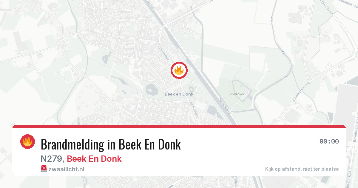 Brandmelding in Beek En Donk — 6 apr 2026