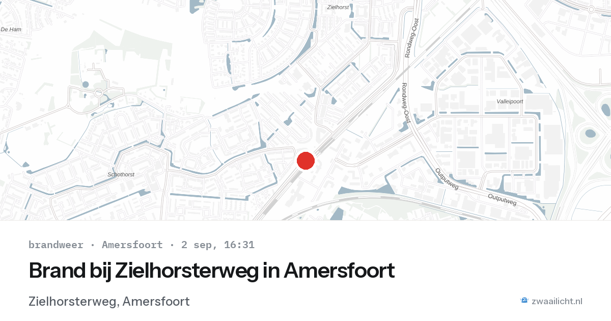 Brand bij Zielhorsterweg in Amersfoort — 2 sep 2026