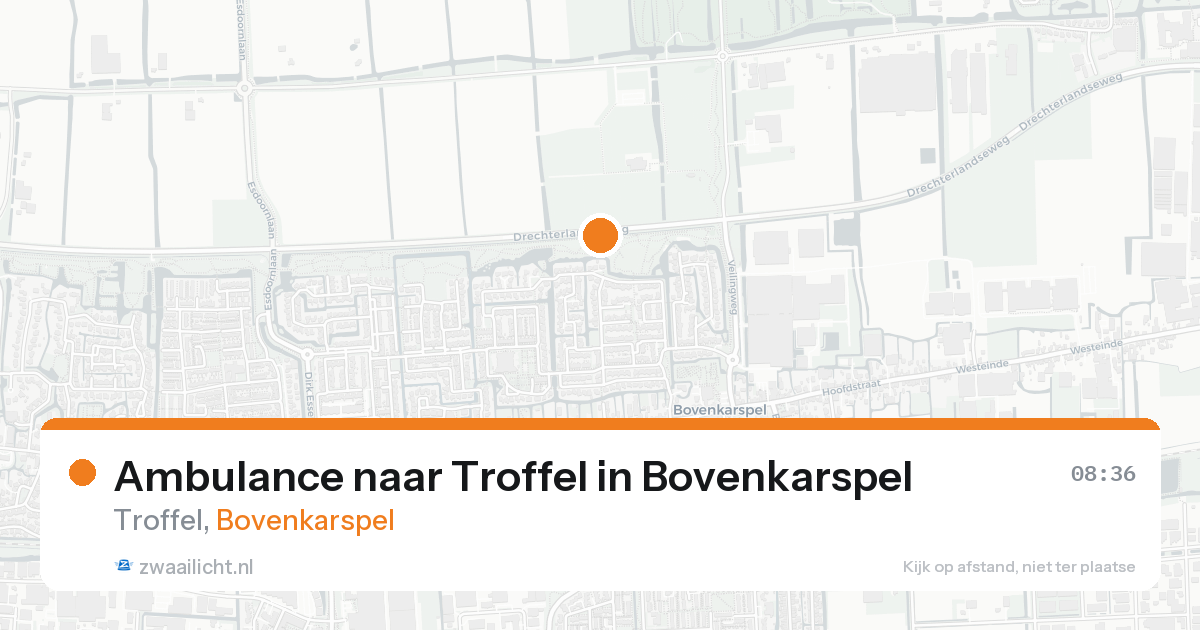 Ambulance naar Troffel in Bovenkarspel — 4 jun 2026