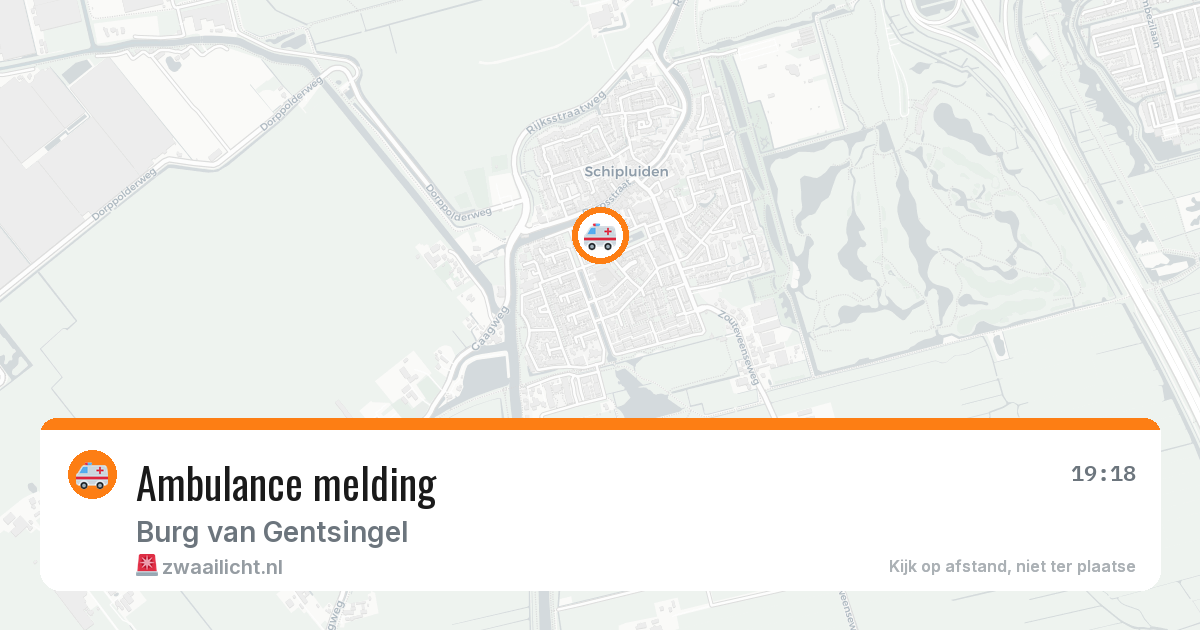 Ambulance melding — 29 jul 2026