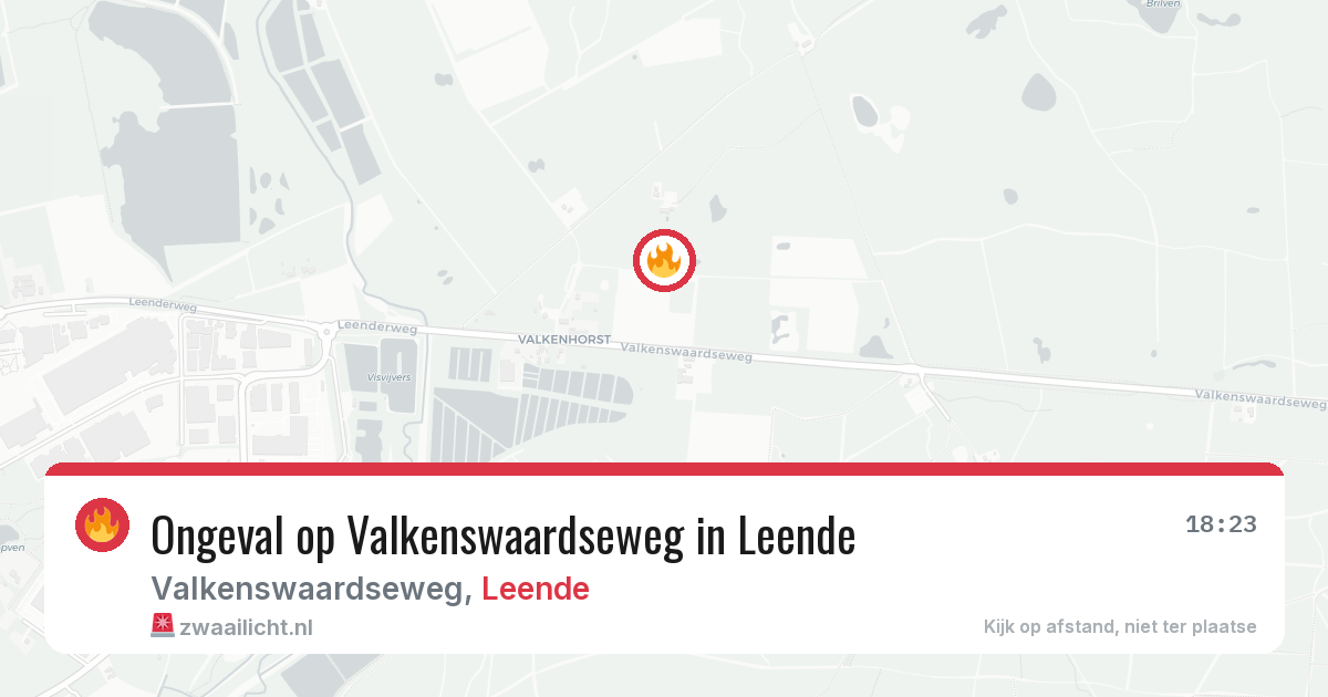 Ongeval op Valkenswaardseweg in Leende — 11 jun 2026