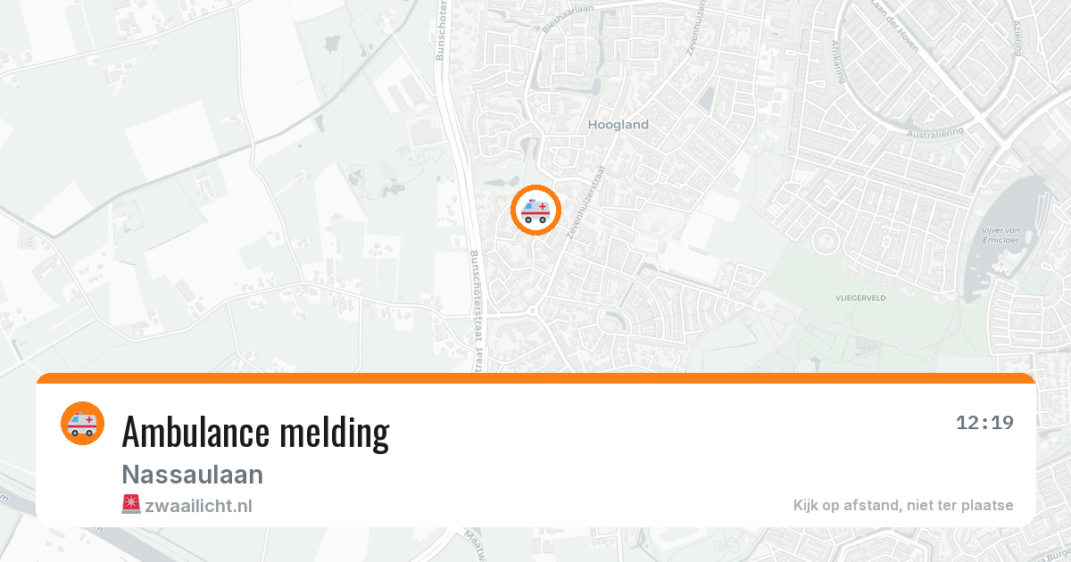 Ambulance melding — 29 jan 2026