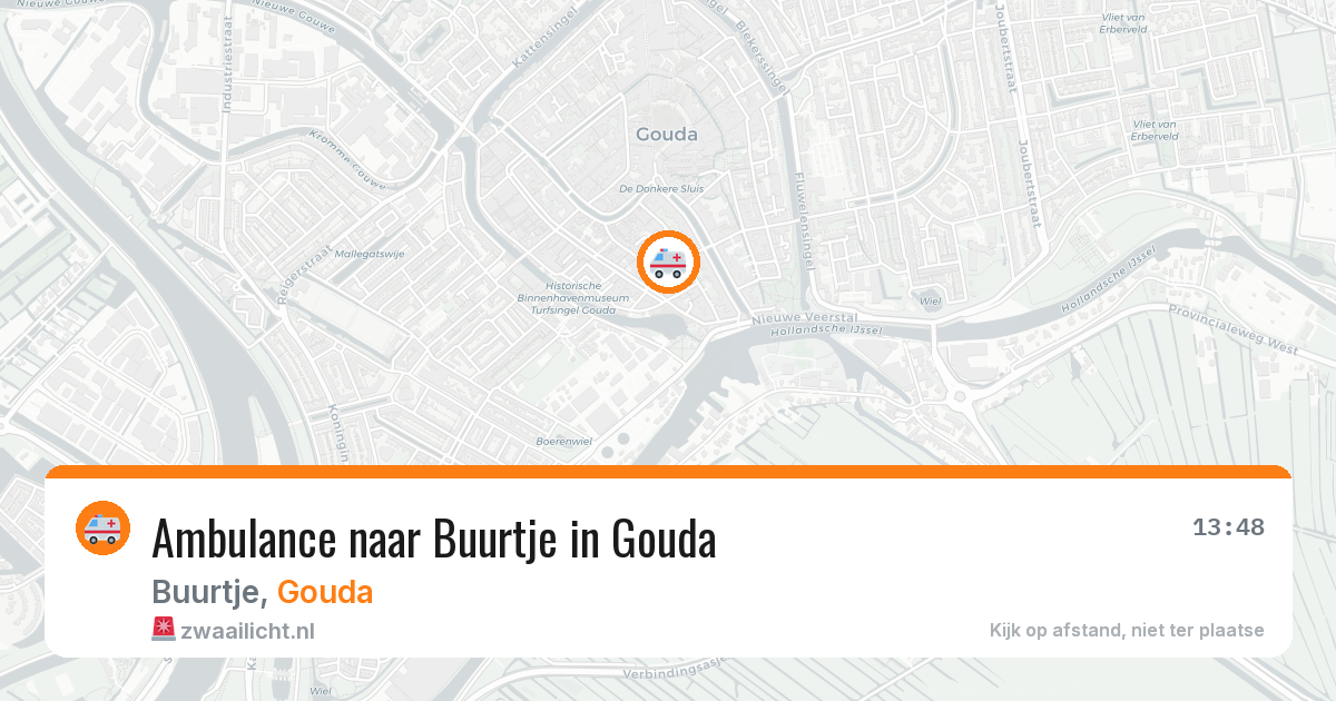 Ambulance naar Buurtje in Gouda — 21 mei 2026