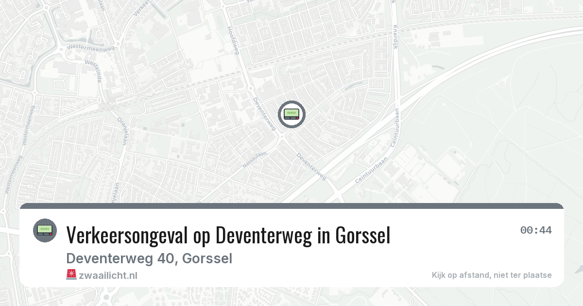 Verkeersongeval op Deventerweg in Gorssel — 6 feb 2026