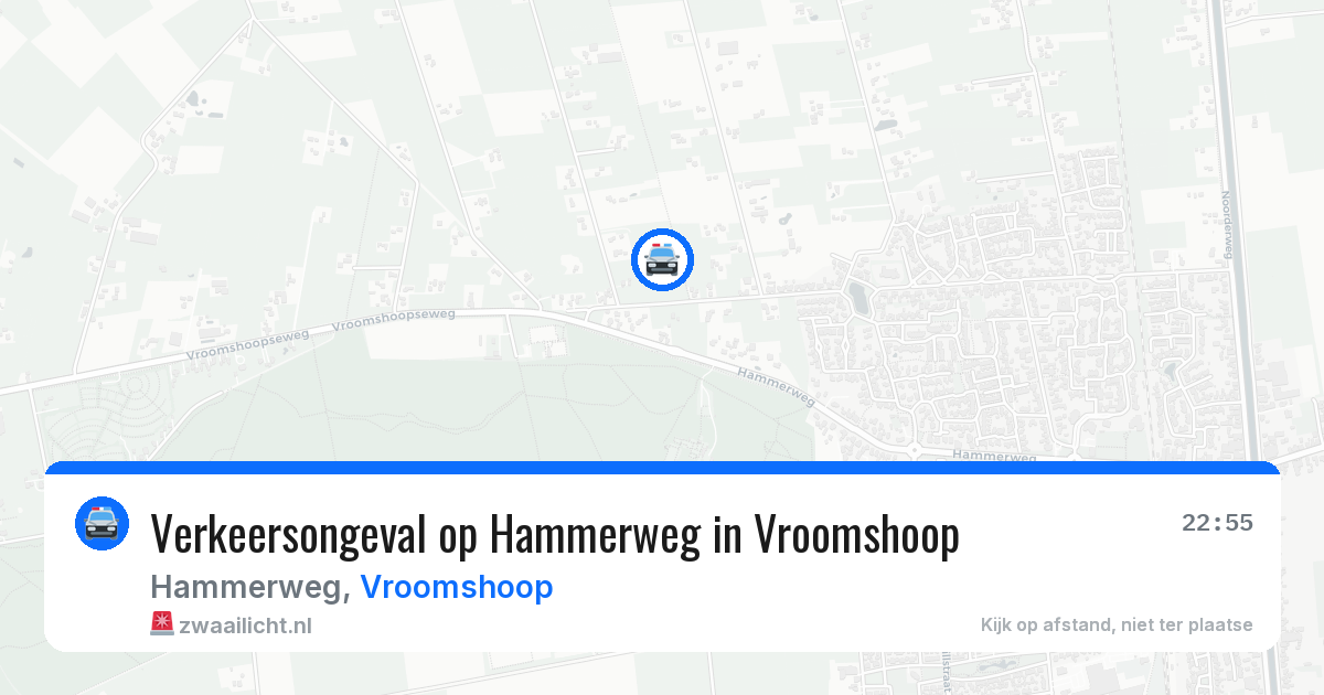 Verkeersongeval op Hammerweg in Vroomshoop — 4 jul 2026