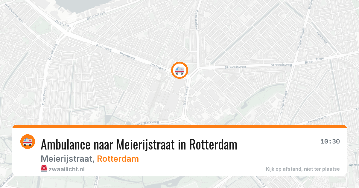 Ambulance naar Meierijstraat in Rotterdam — 27 mei 2026