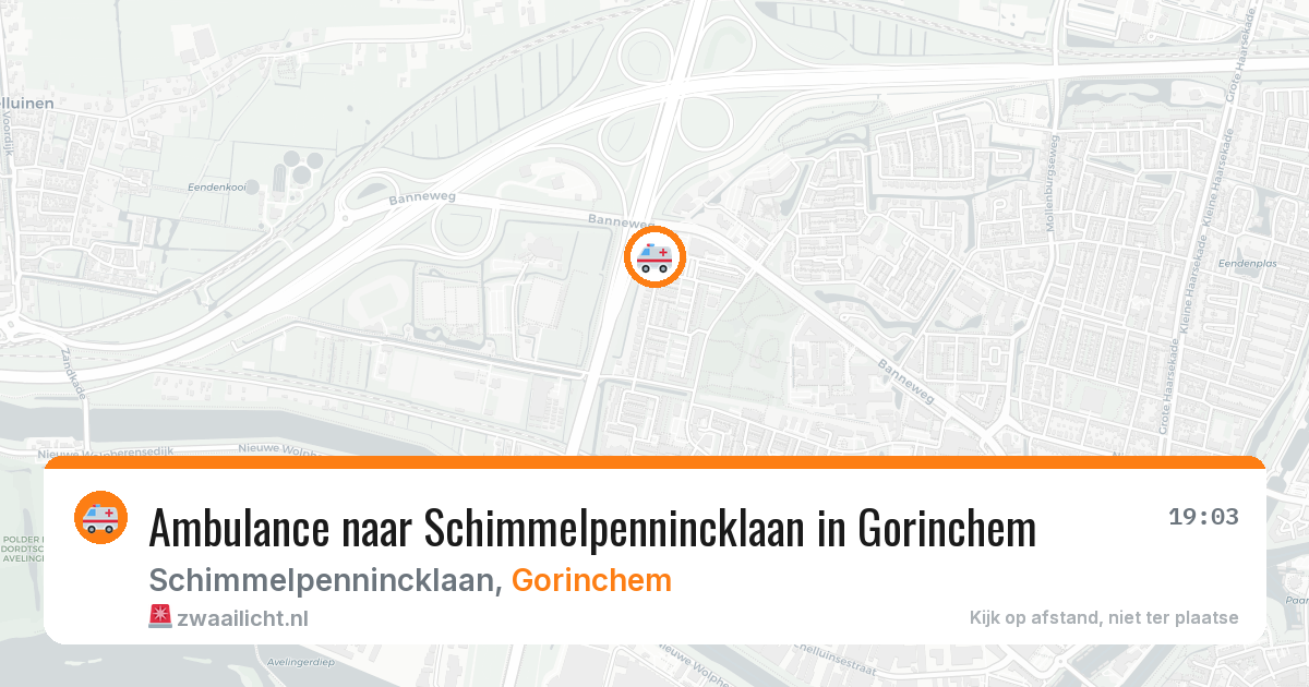 Ambulance naar Schimmelpennincklaan in Gorinchem — 4 apr 2026