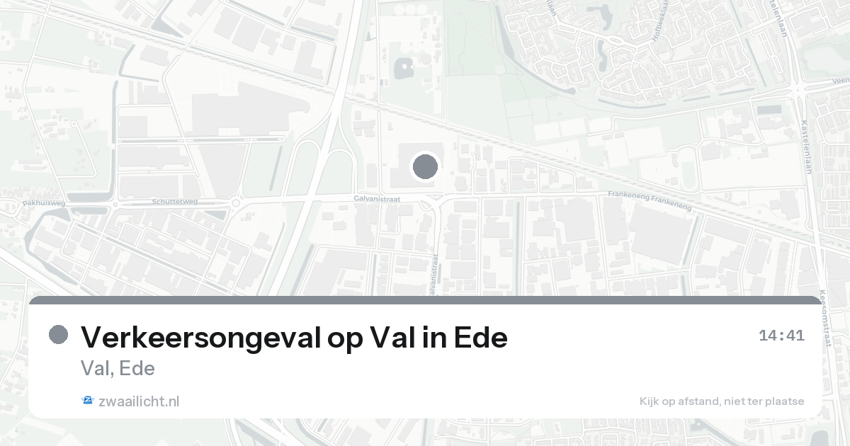 Verkeersongeval op Val in Ede — 11 mei 2026
