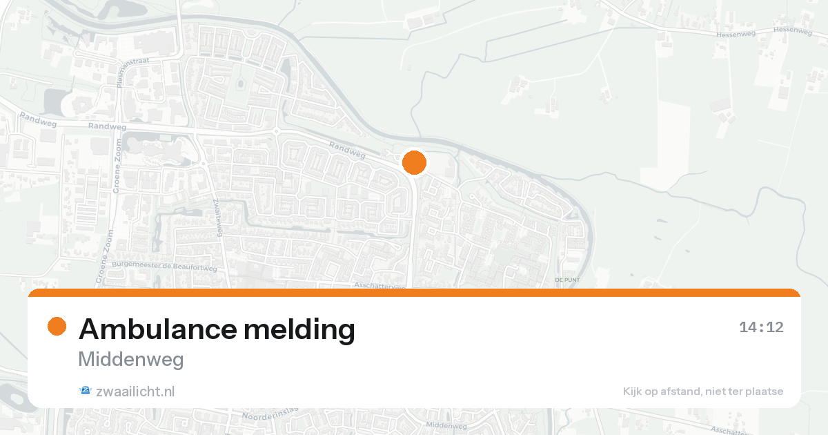 Ambulance melding — 13 jun 2026