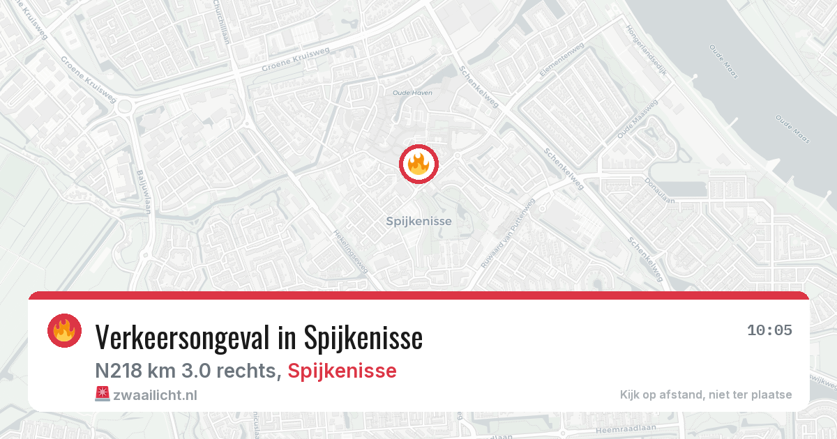 Verkeersongeval in Spijkenisse — 27 jun 2026