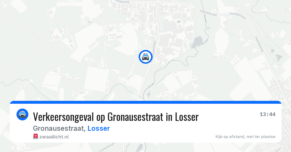 Verkeersongeval op Gronausestraat in Losser — 27 jun 2026