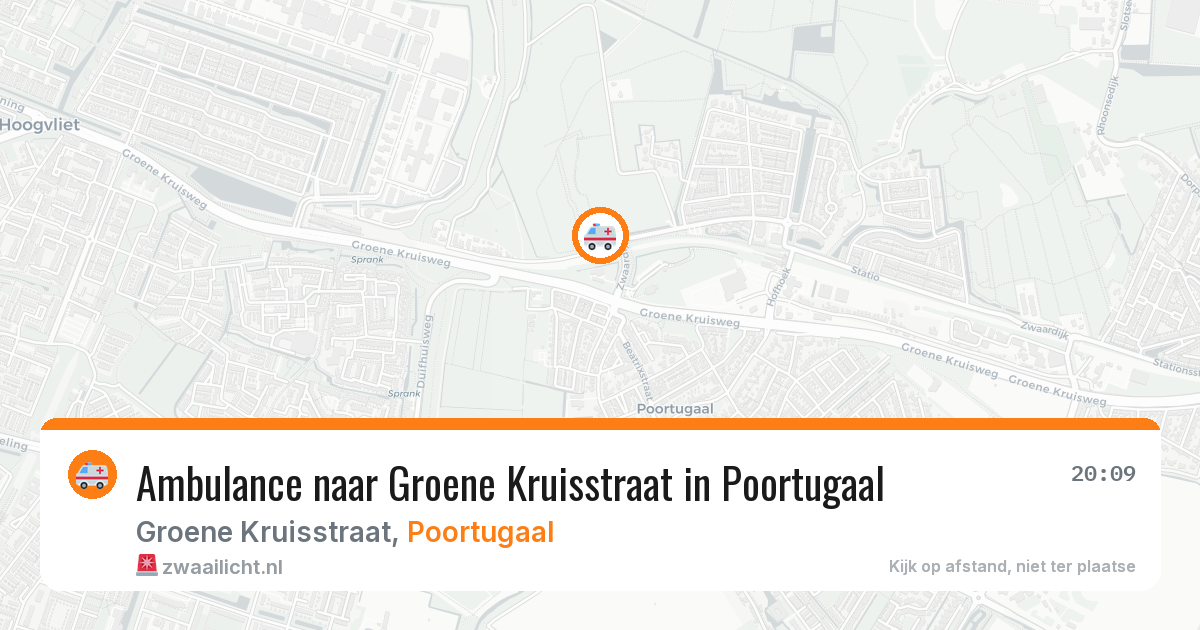 Ambulance naar Groene Kruisstraat in Poortugaal — 30 jun 2026