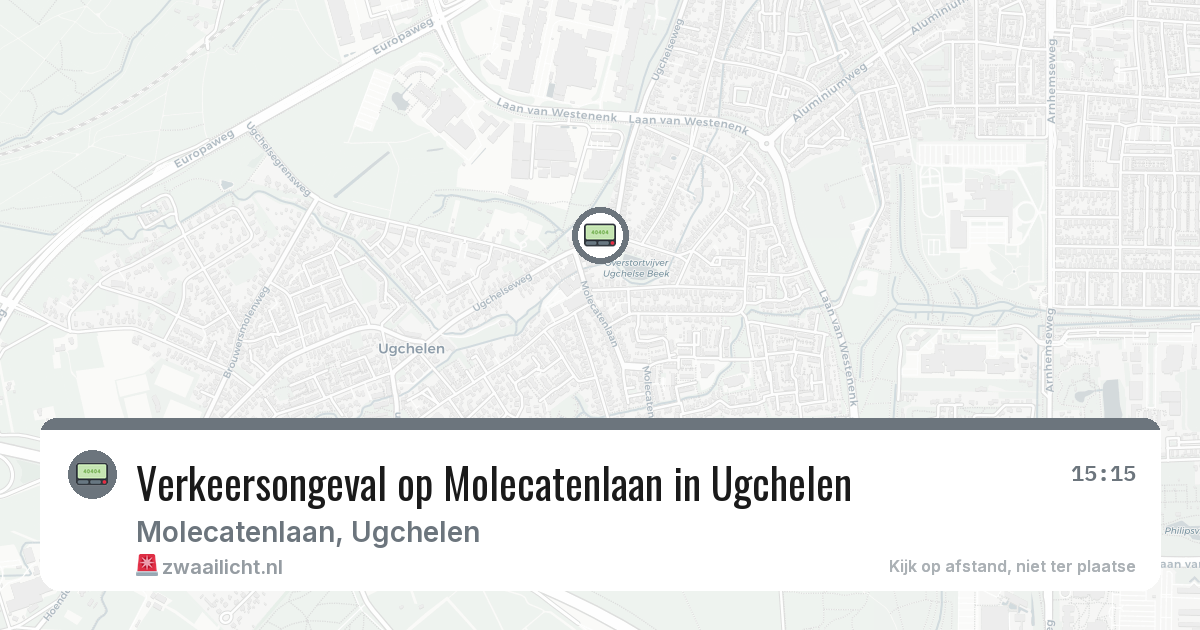 Verkeersongeval op Molecatenlaan in Ugchelen — 28 jun 2026