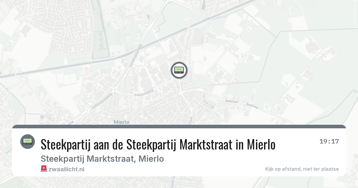 Steekpartij aan de Steekpartij Marktstraat in Mierlo — 8 feb 2026