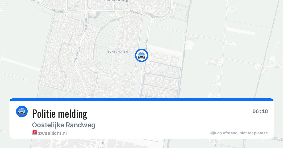 Politie melding — 19 mei 2026