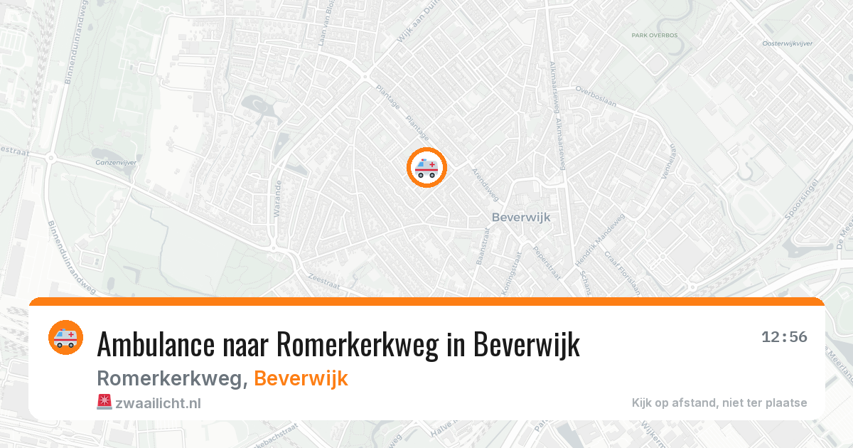 Ambulance naar Romerkerkweg in Beverwijk — 27 jun 2026