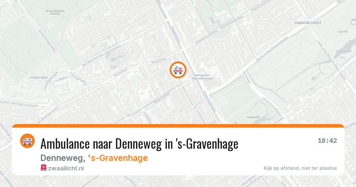 Ambulance naar Denneweg in 's-Gravenhage — 5 feb 2026
