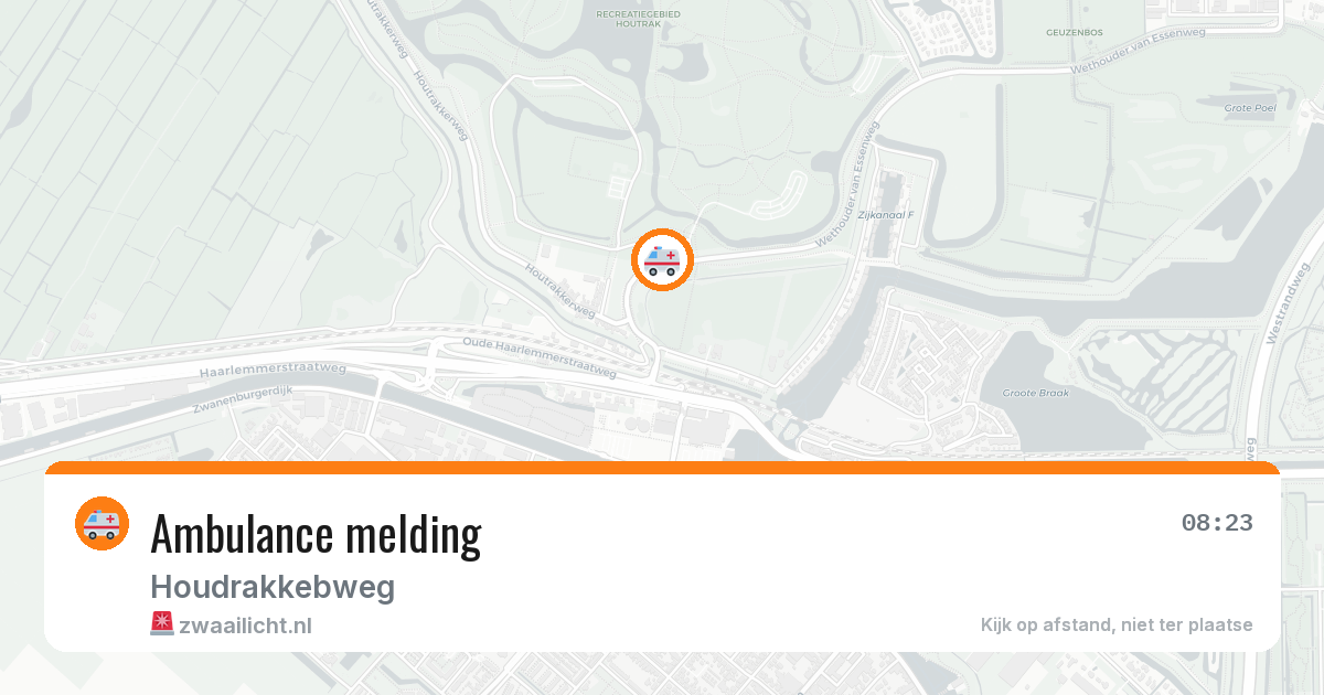 Ambulance melding — 5 mei 2026