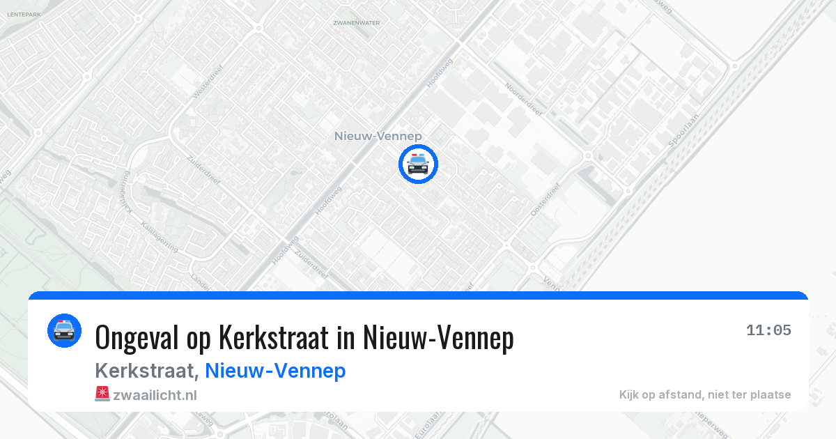 Ongeval op Kerkstraat in Nieuw-Vennep — 12 aug 2026