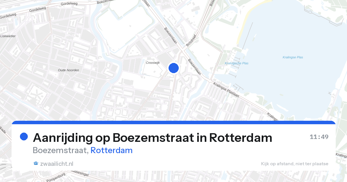 Aanrijding op Boezemstraat in Rotterdam — 18 jul 2026