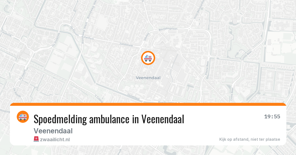 Spoedmelding ambulance in Veenendaal — 18 apr 2026