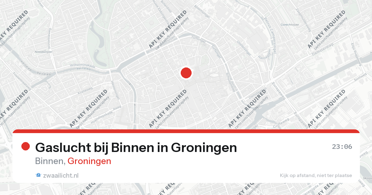 Gaslucht bij Binnen in Groningen — 4 aug 2026