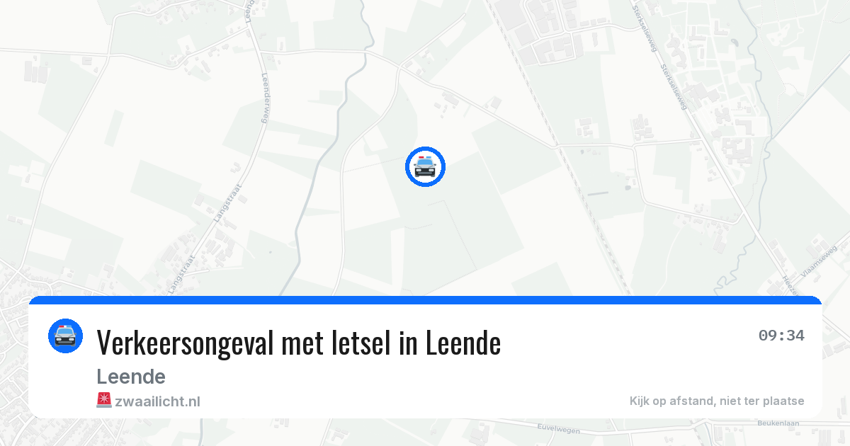 Verkeersongeval met letsel in Leende — 30 apr 2026