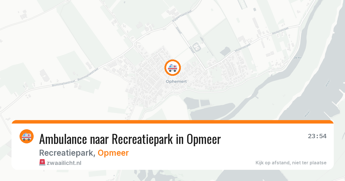 Ambulance naar Recreatiepark in Opmeer — 28 jan 2026