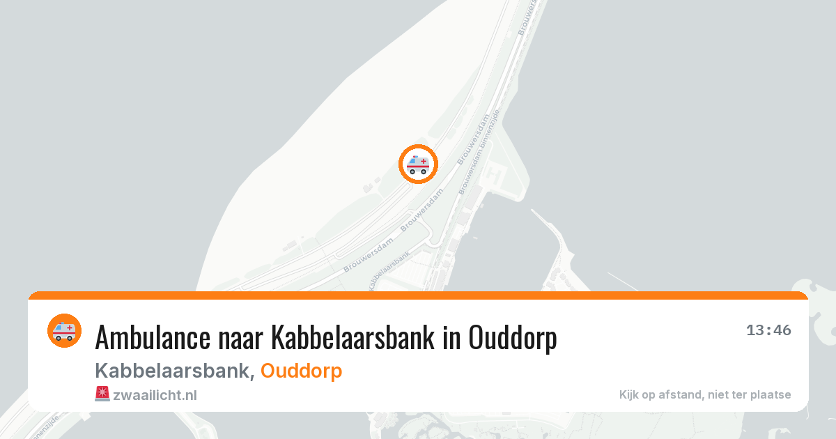 Ambulance naar Kabbelaarsbank in Ouddorp — 2 aug 2026