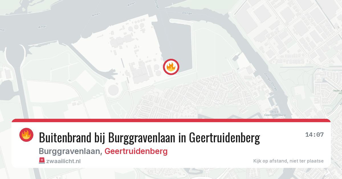 Buitenbrand bij Burggravenlaan in Geertruidenberg — 6 jul 2026